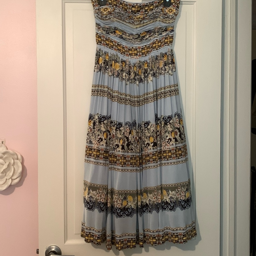 White House Black Market strapless dress
